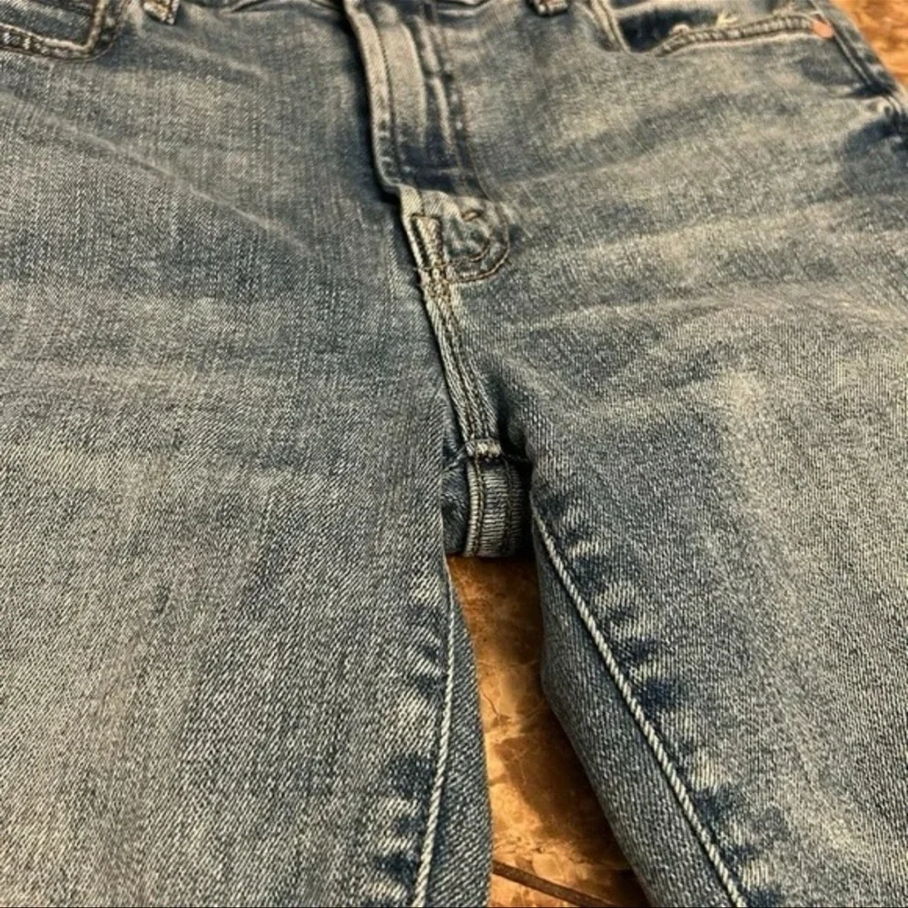 MOTHER DENIM THE RASCAL ANKLE FRAY JEANS BONFIRE LIGHTING sz 27 - Picture 10 of 10